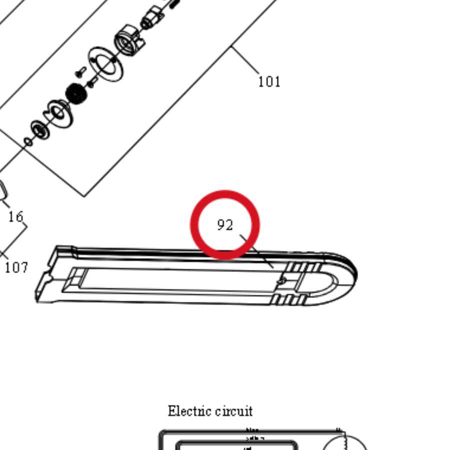 Kress Kettenscheide 59003921 – Position in der Explosionszeichnung