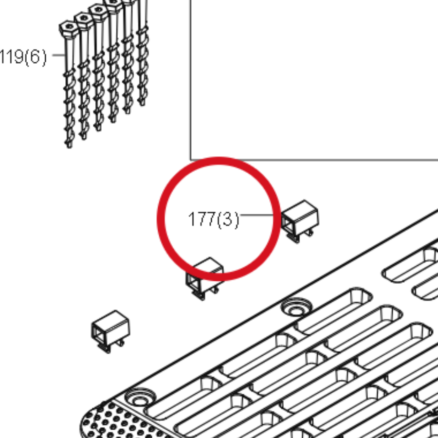 Kress Kabelclip 59003988 – Position in der Explosionszeichnung