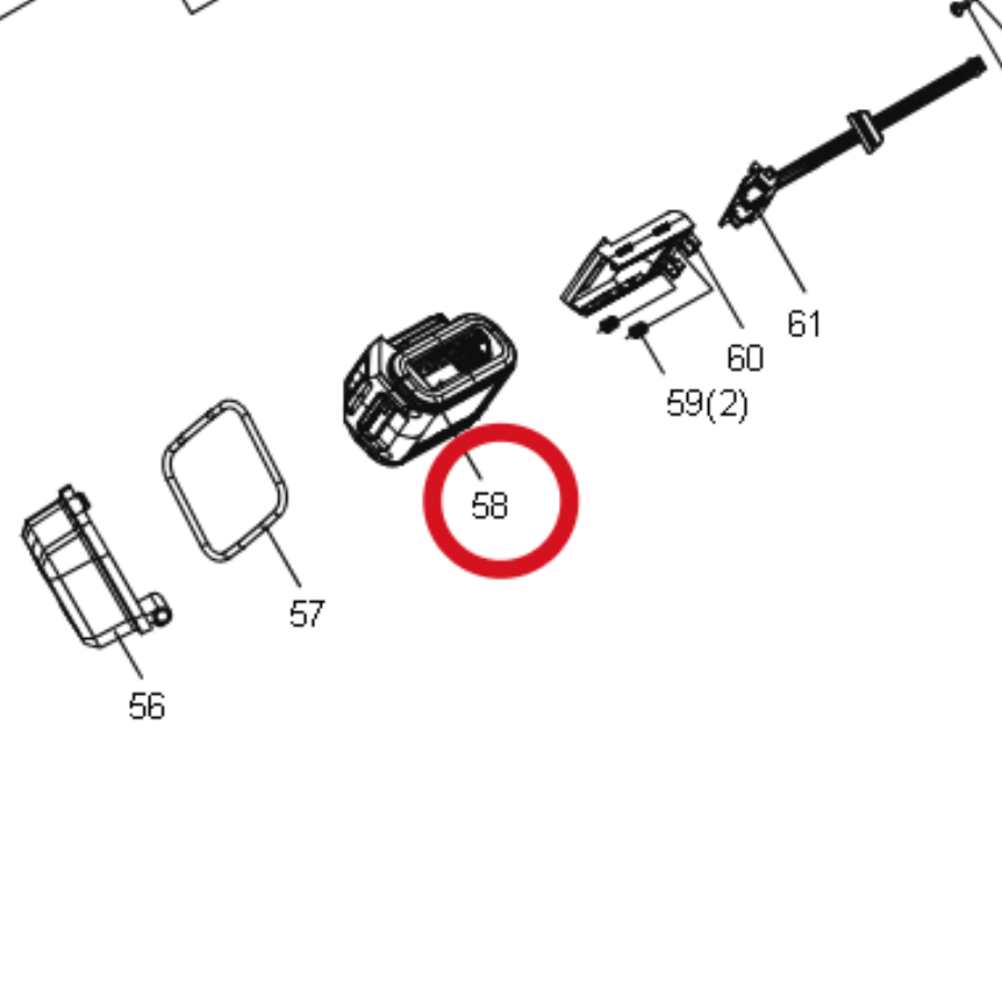 Kress Akkupack (Liion, 20V, 4Ah) KPB2004 59003989 – Position in der Explosionszeichnung