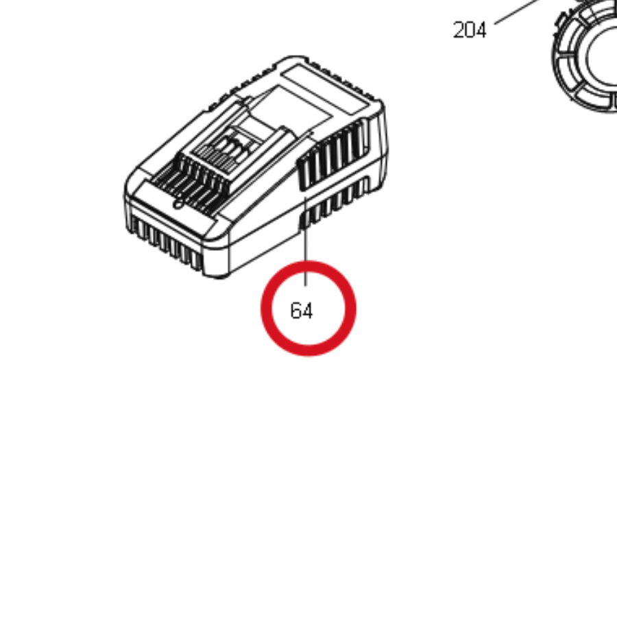 Kress Ladegerät (100-240V,20V,40W) KA3702 59003991 – Position in der Explosionszeichnung