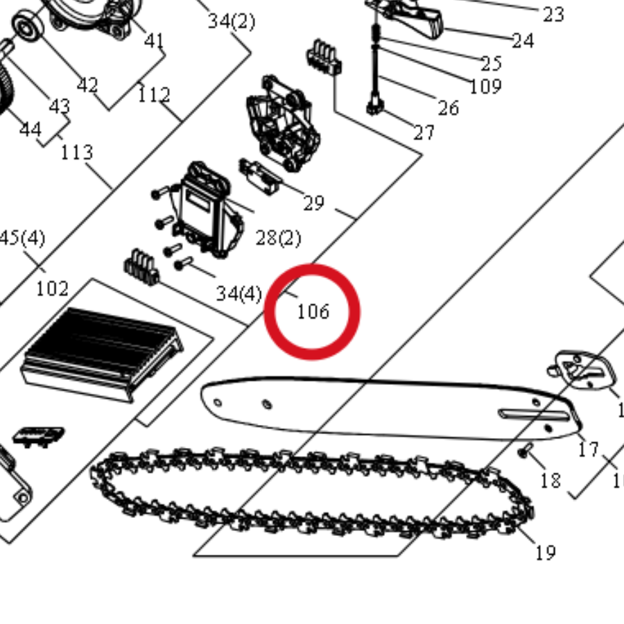 Kress Hauptplatine 59004053 – Position in der Explosionszeichnung