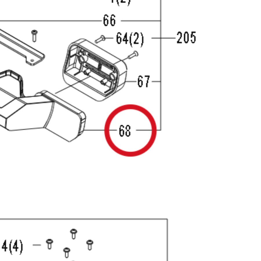 Kress Schutzplatte 59004118 – Position in der Explosionszeichnung