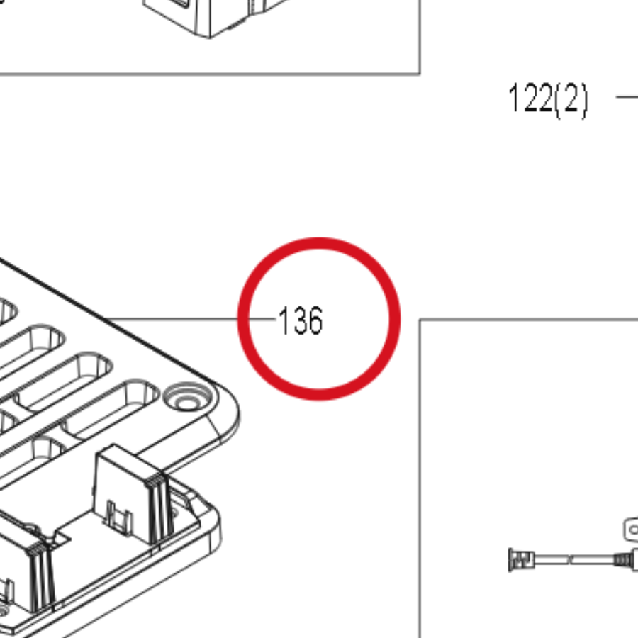 Kress Grundplatte 59004123 – Position in der Explosionszeichnung