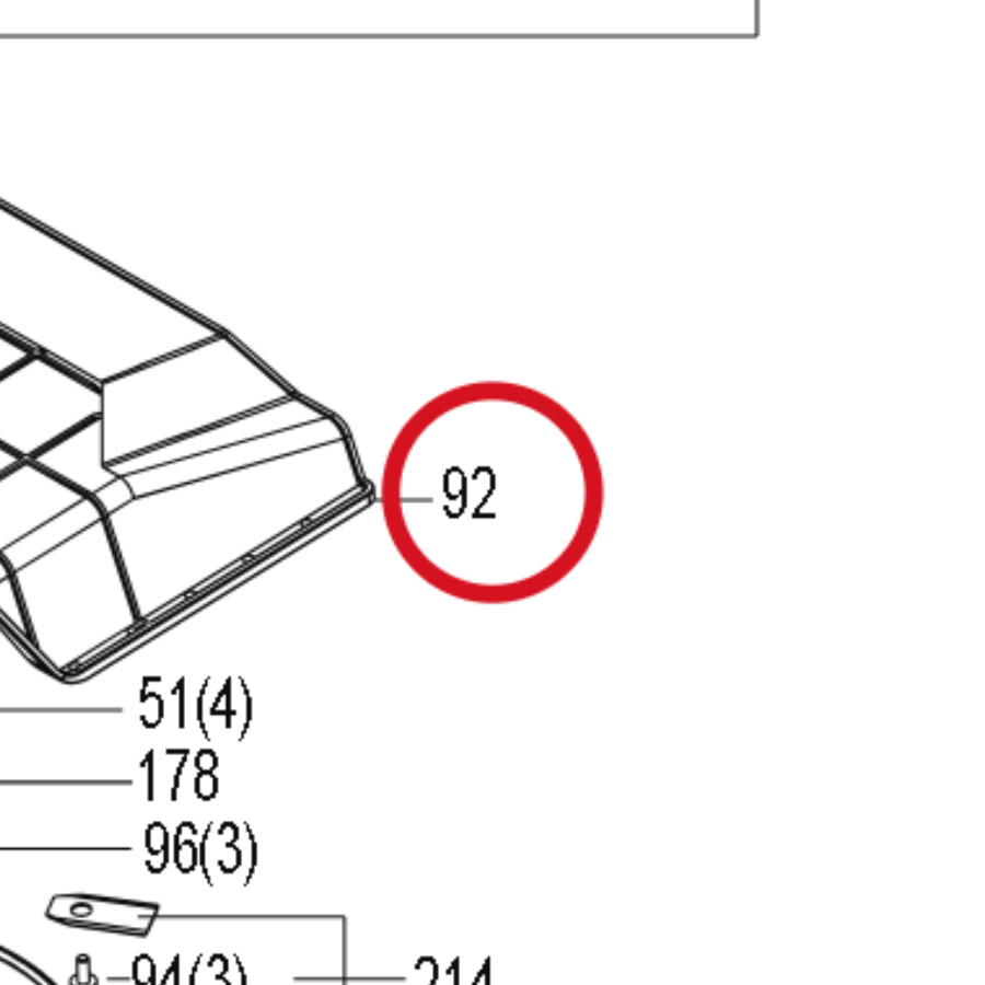 Kress Schutzabdeckung für die Schaufelscheibe 59004124 – Position in der Explosionszeichnung