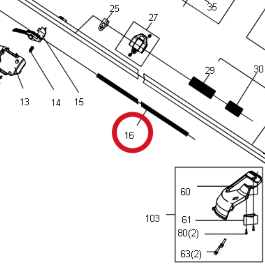 Kress Elektrische Kabelmontage 59004153 – Position in der Explosionszeichnung