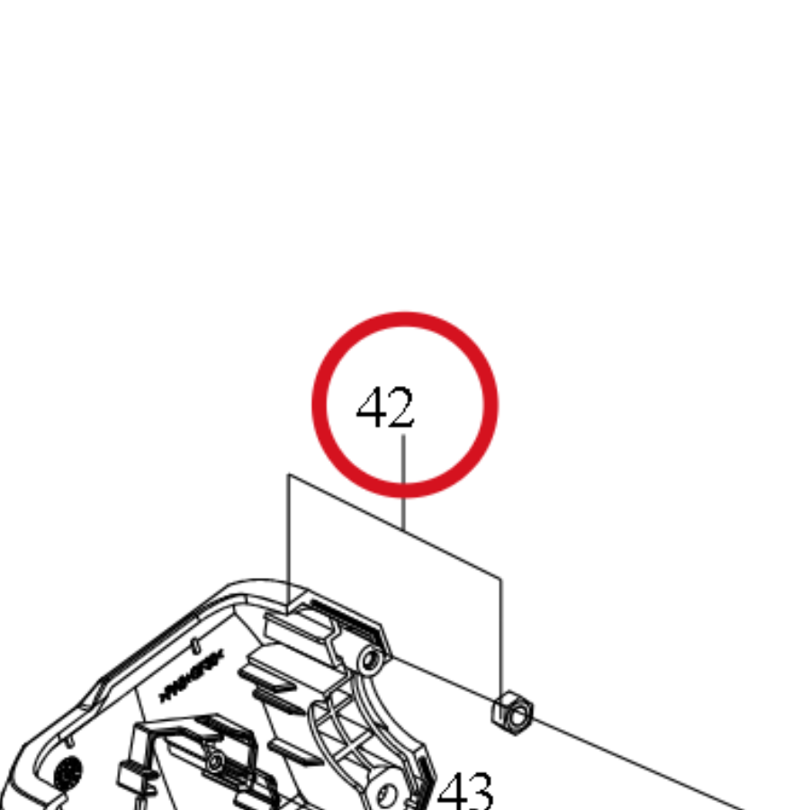 Kress Handgriff- Gehäuse 59004200 – Position in der Explosionszeichnung