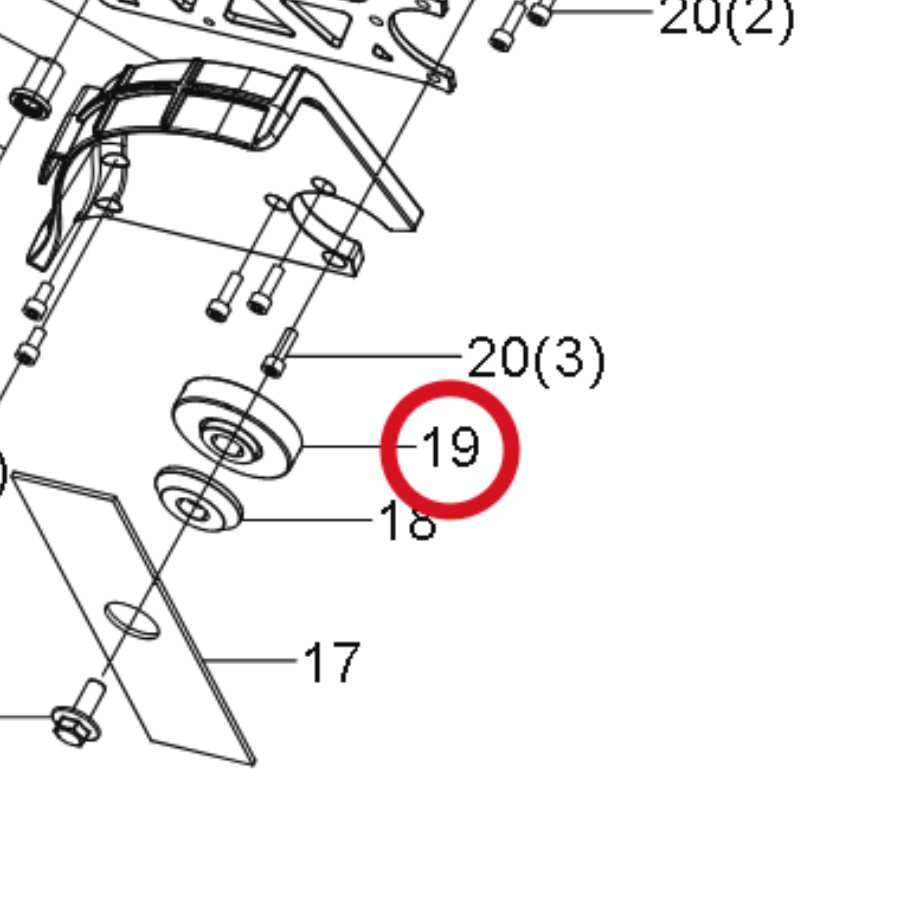 Kress Standortblock 59004209 – Position in der Explosionszeichnung