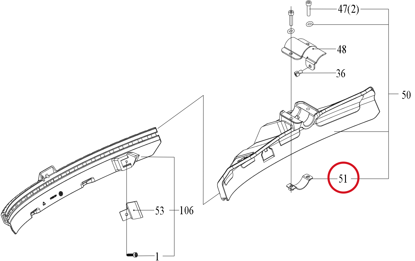 Kress Andruckplatte 59004242 – Position in der Explosionszeichnung