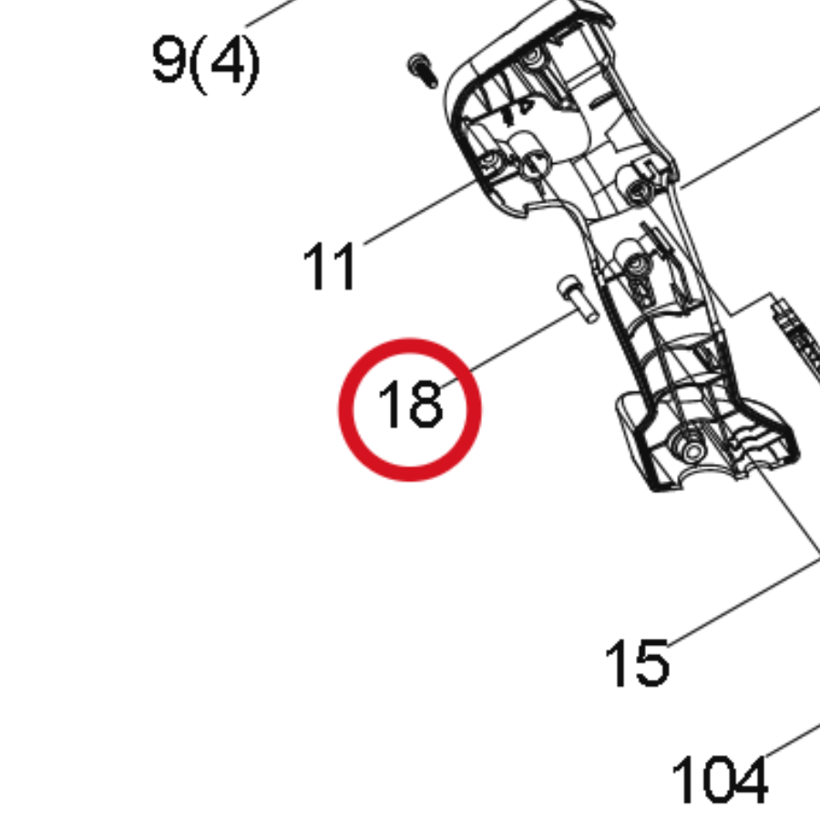 Kress Schraube M5*40 59004283 – Position in der Explosionszeichnung