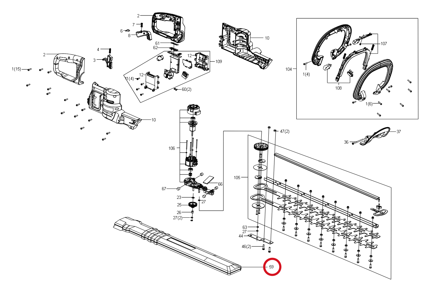 Kress Klingenscheide 59004360 – Position in der Explosionszeichnung