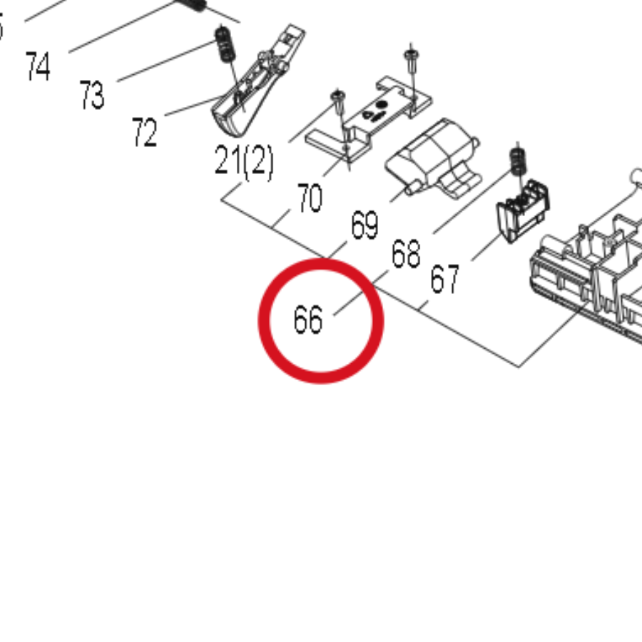 Kress Führungsschiene 59004405 – Position in der Explosionszeichnung