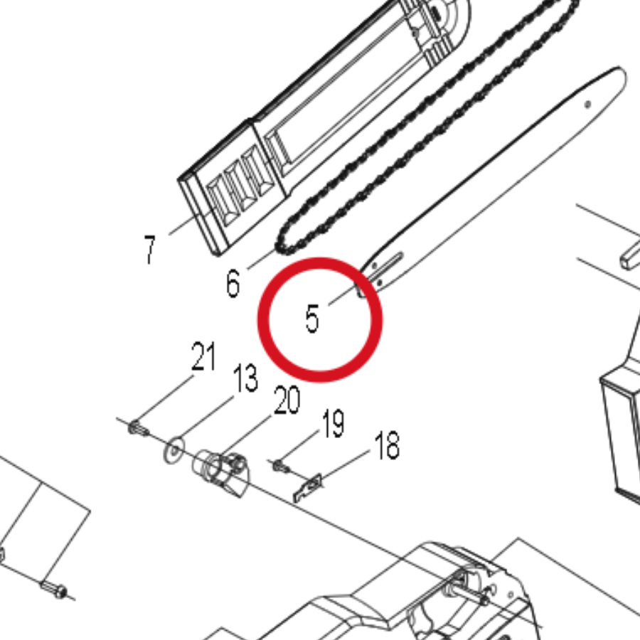 Kress Führungsleiste 59004411 – Position in der Explosionszeichnung