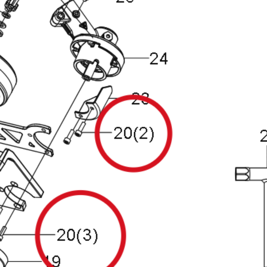 Kress Schraube M5x16 59004464 – Position in der Explosionszeichnung