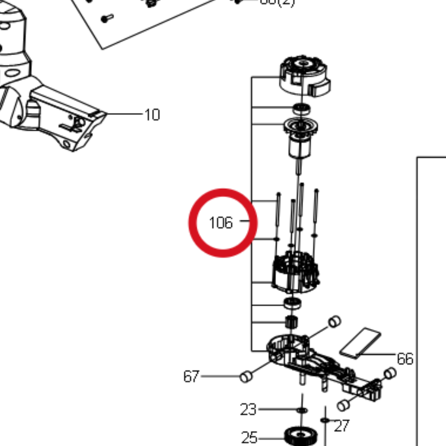 Kress Motorset 59004581 – Position in der Explosionszeichnung