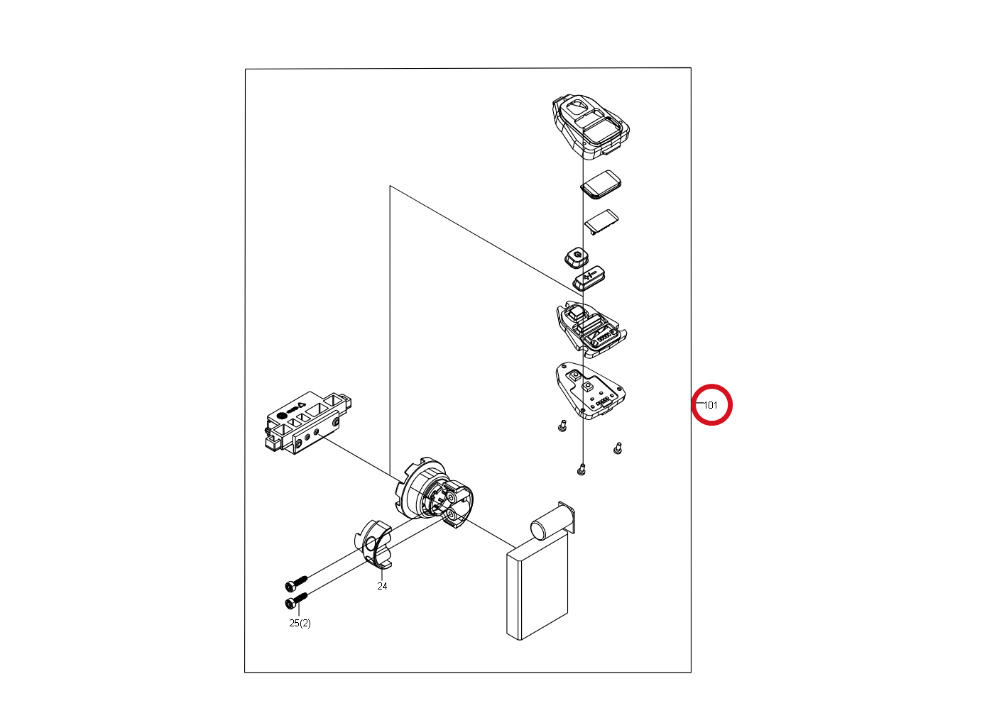 Kress Hauptplatine 59004599 – Position in der Explosionszeichnung