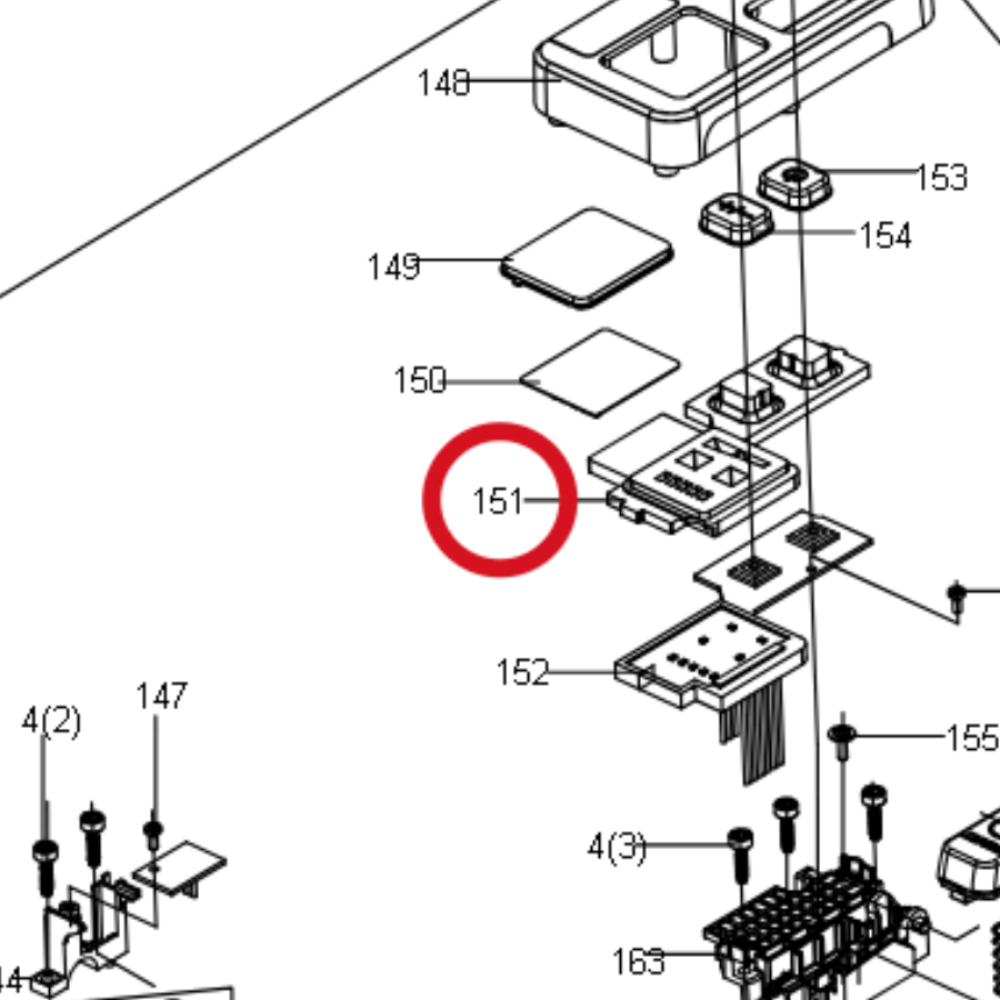 Kress Dichtung abdichten 59004693 – Position in der Explosionszeichnung