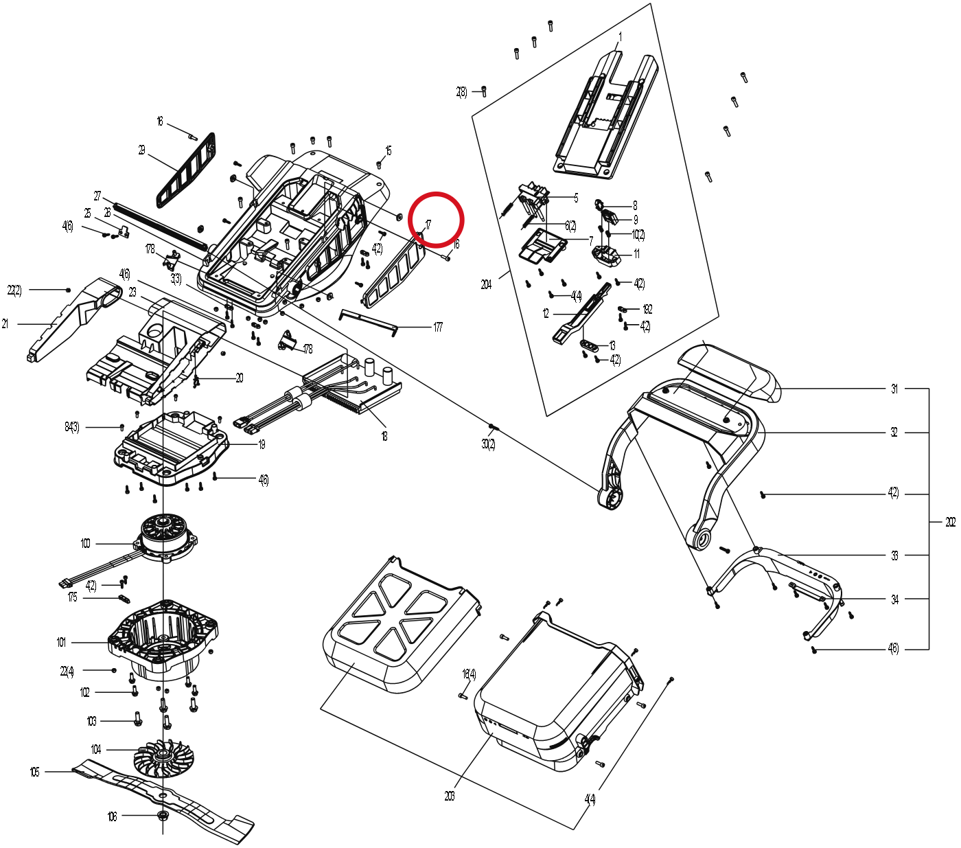 Kress Filter-rechts 59004735 – Position in der Explosionszeichnung