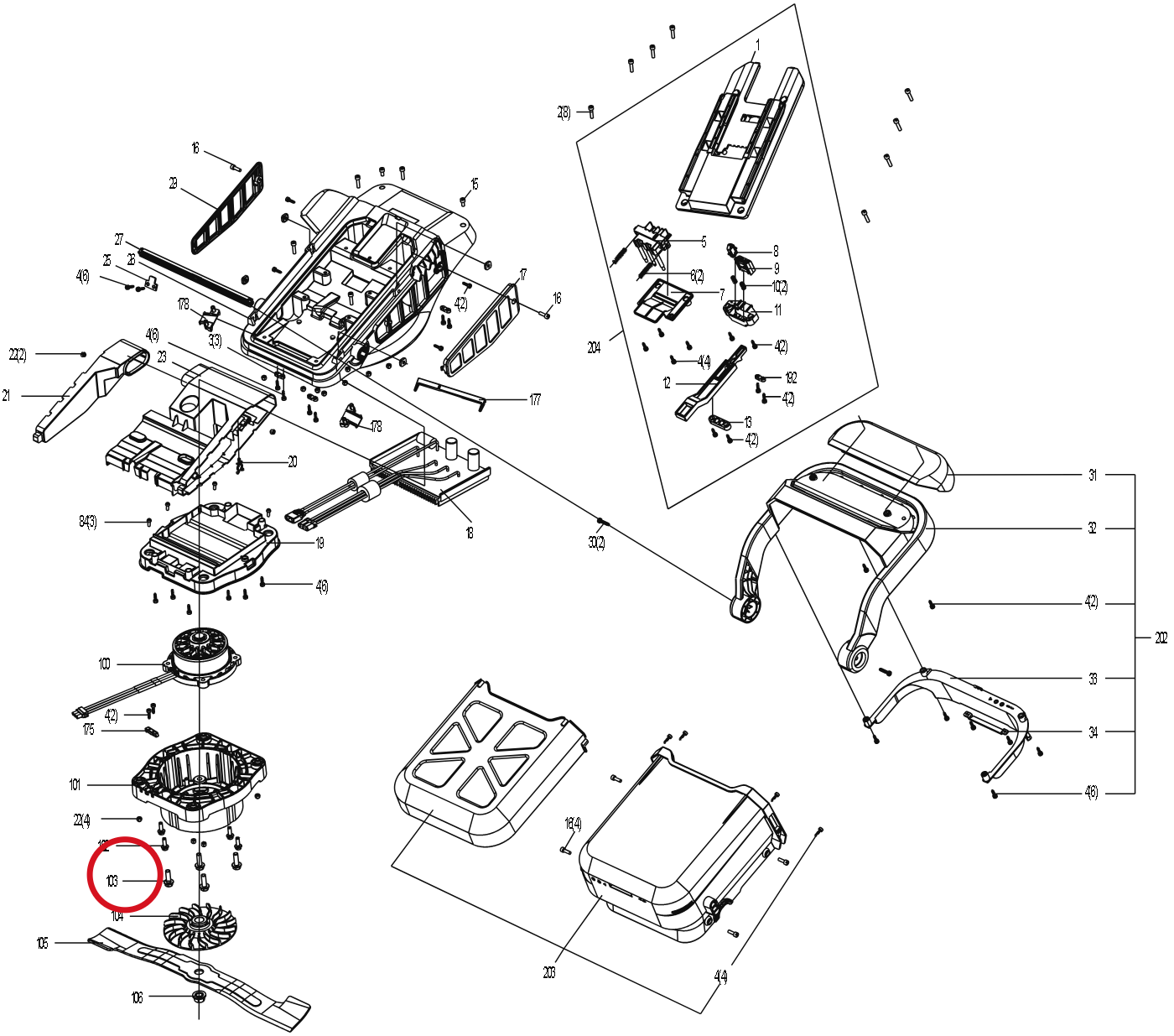 Kress Bolzen 59004738 – Position in der Explosionszeichnung
