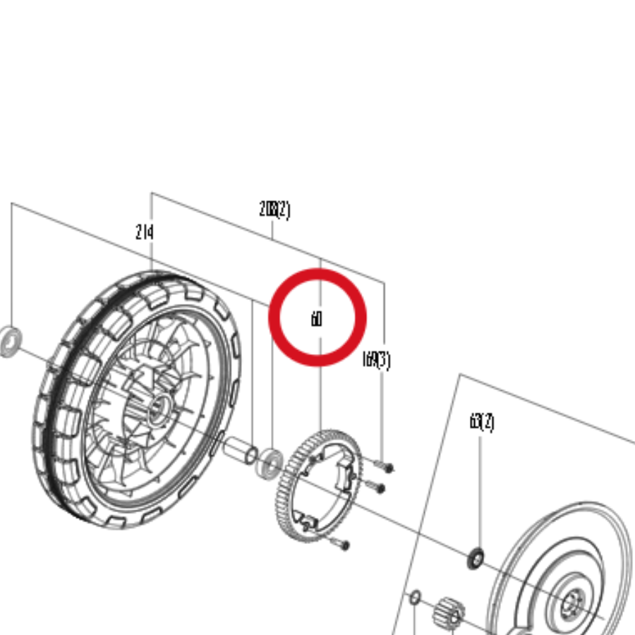 Kress Zahnrad 59004744 – Position in der Explosionszeichnung