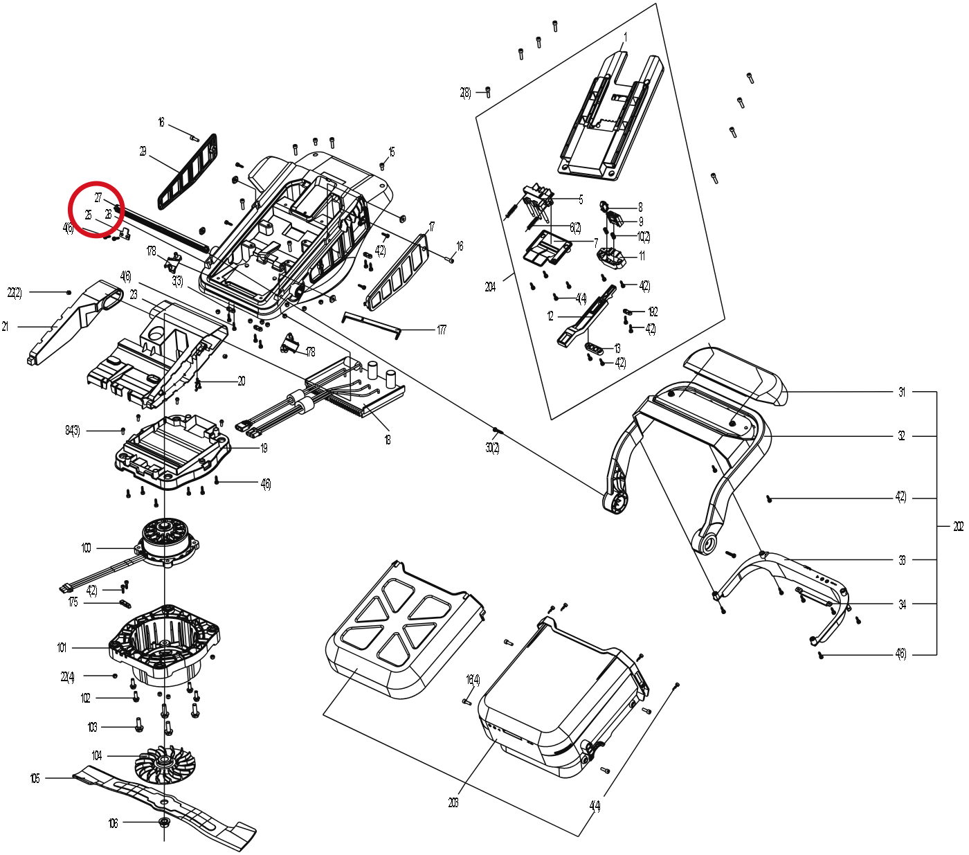 Kress Gleitblock 59004755 – Position in der Explosionszeichnung