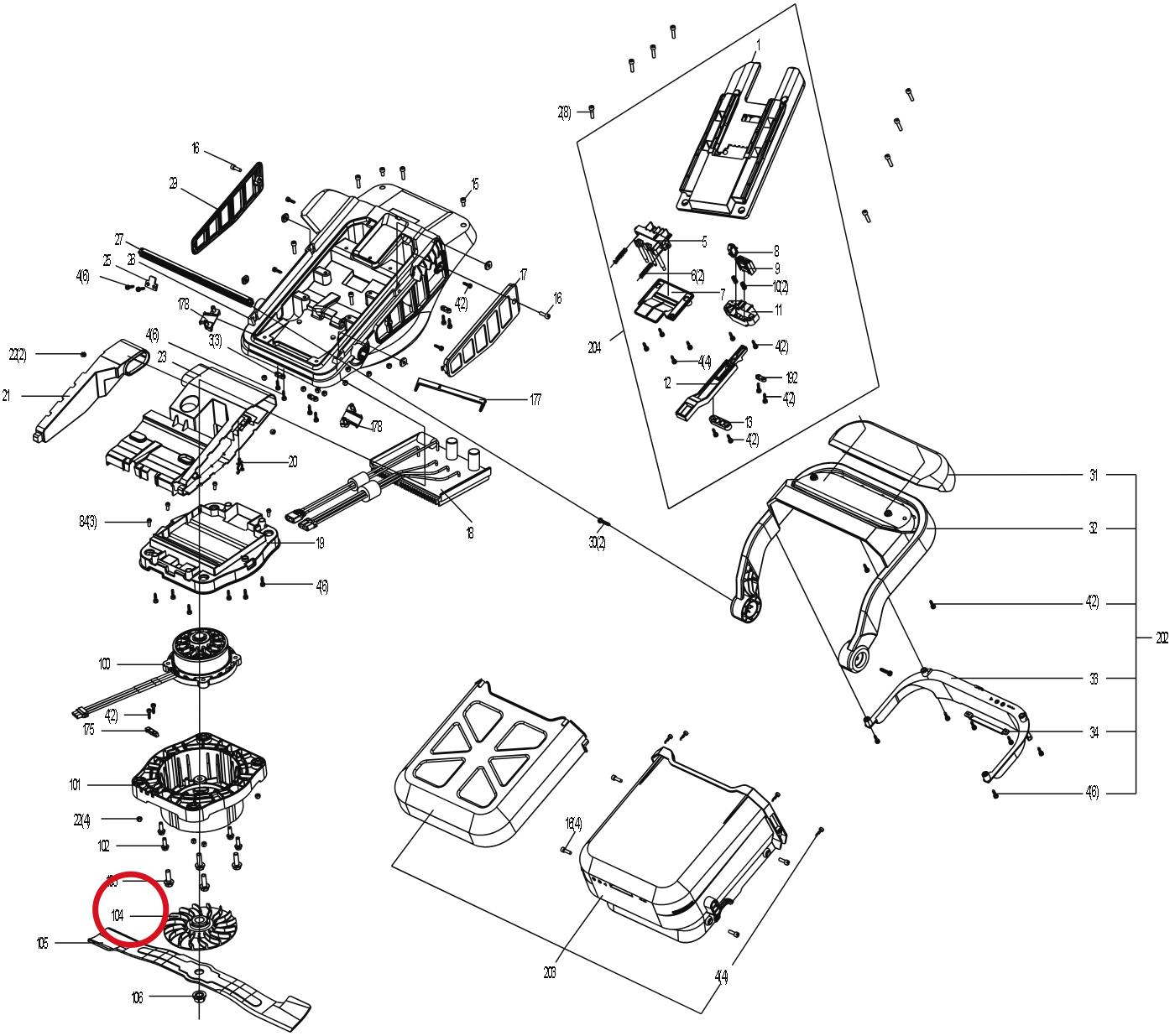 Kress Fan 59004779 – Position in der Explosionszeichnung