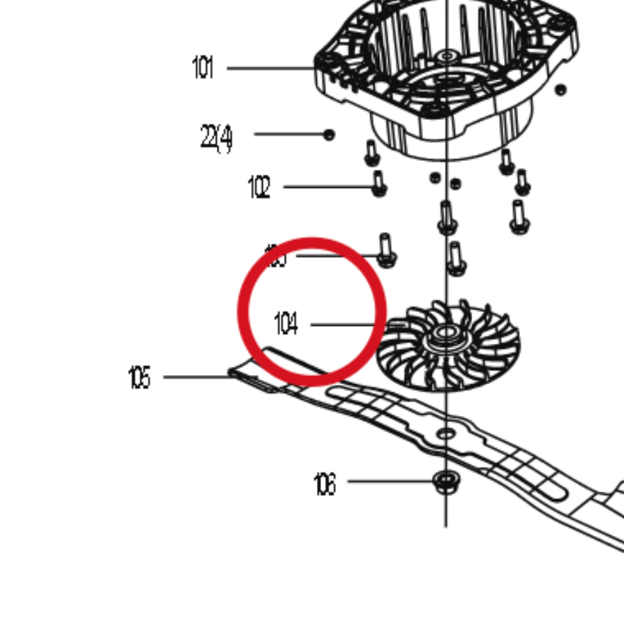 Kress Fan 59004779 – Position in der Explosionszeichnung