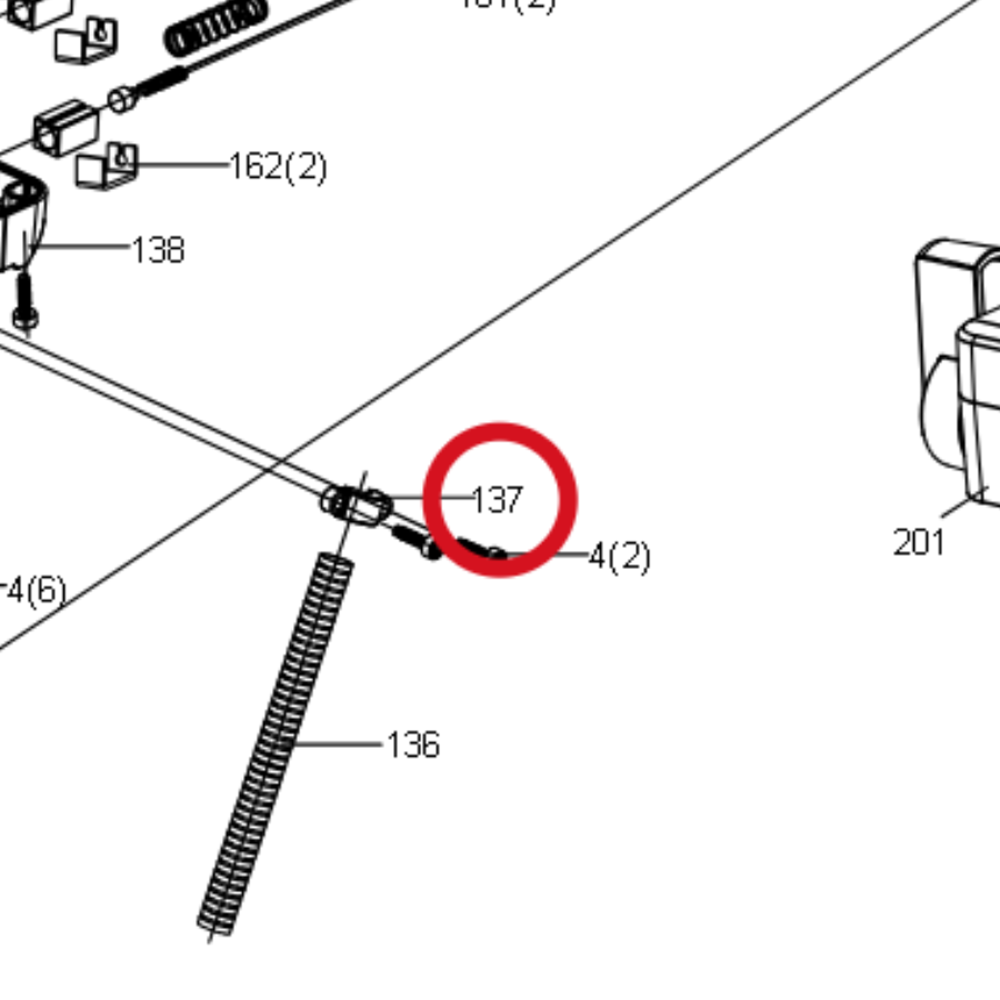 Kress Kabelschelle 59004782 – Position in der Explosionszeichnung