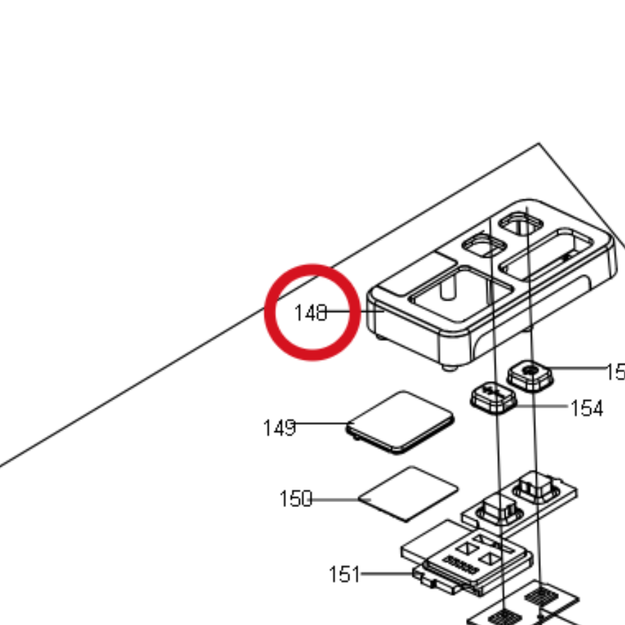 Kress Schaltkastenabdeckung 59004791 – Position in der Explosionszeichnung