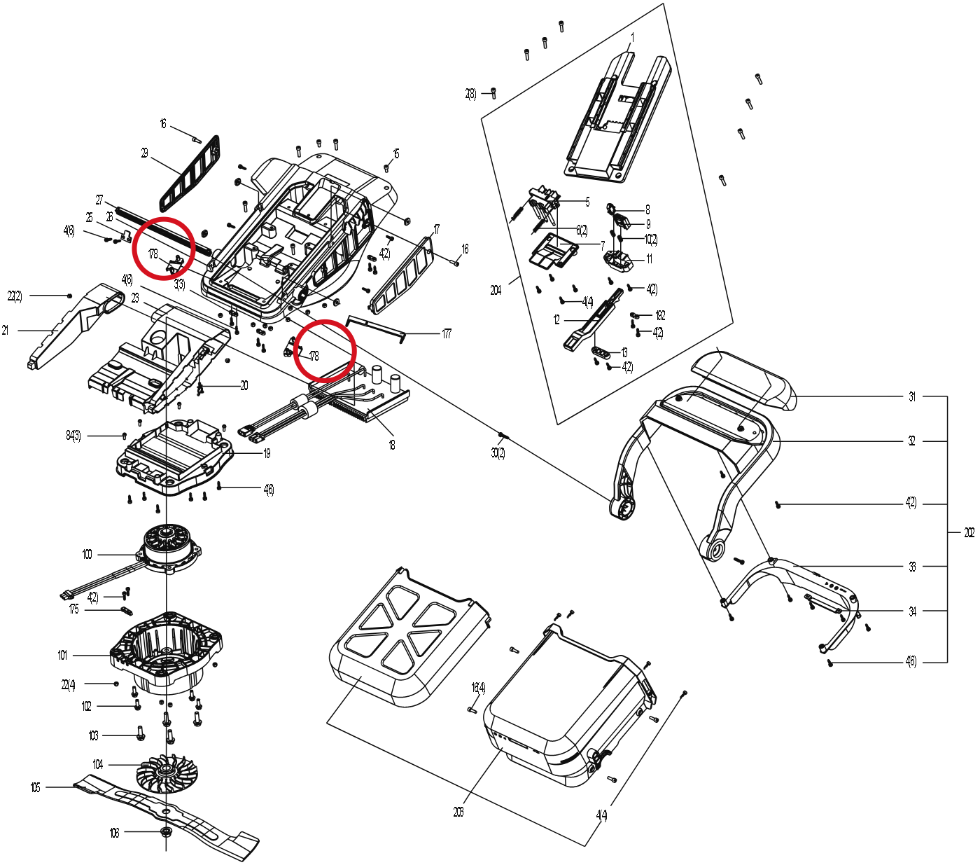 Kress Deckplatte 59004802 – Position in der Explosionszeichnung