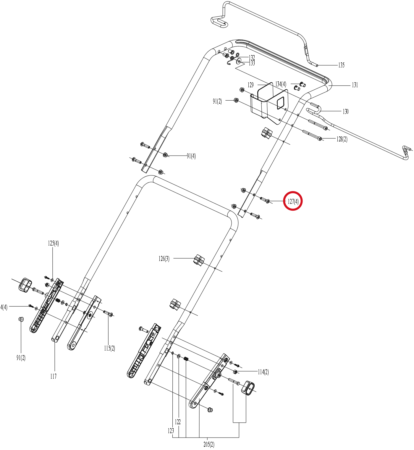 Kress Bolzen 59004819 – Position in der Explosionszeichnung