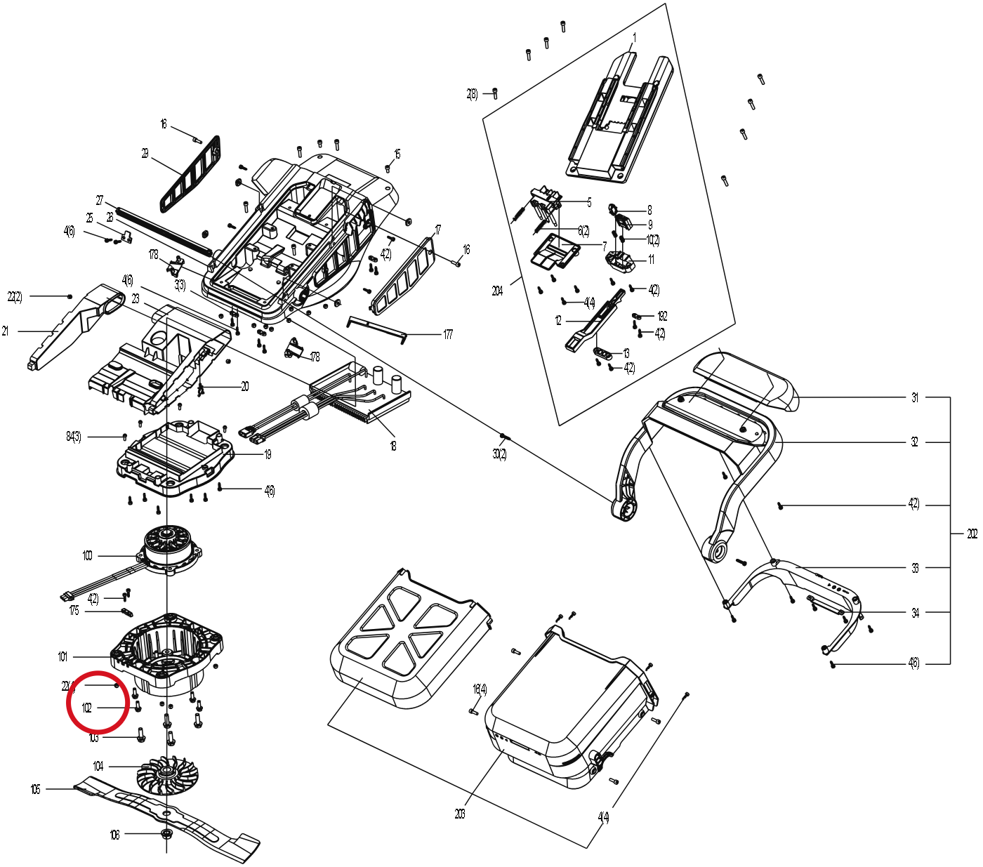 Kress Bolzen 59004821 – Position in der Explosionszeichnung