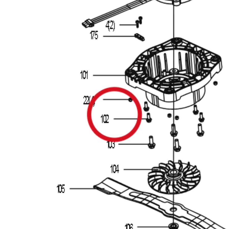 Kress Bolzen 59004821 – Position in der Explosionszeichnung