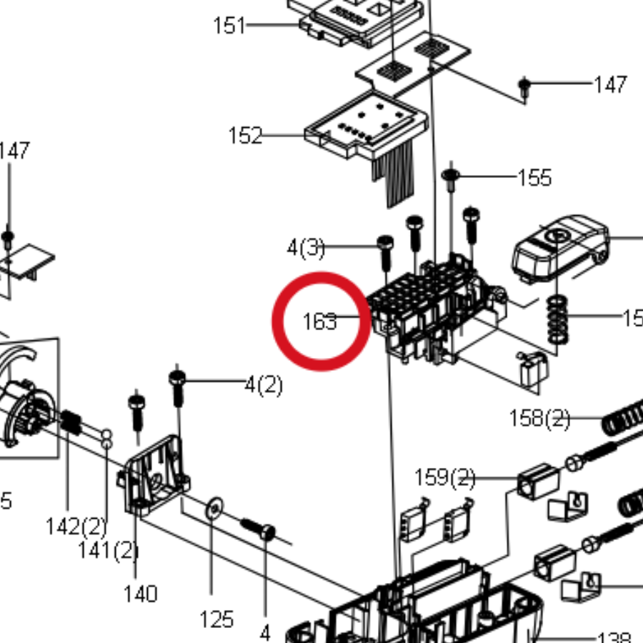 Kress Andruckplatte 59004828 – Position in der Explosionszeichnung