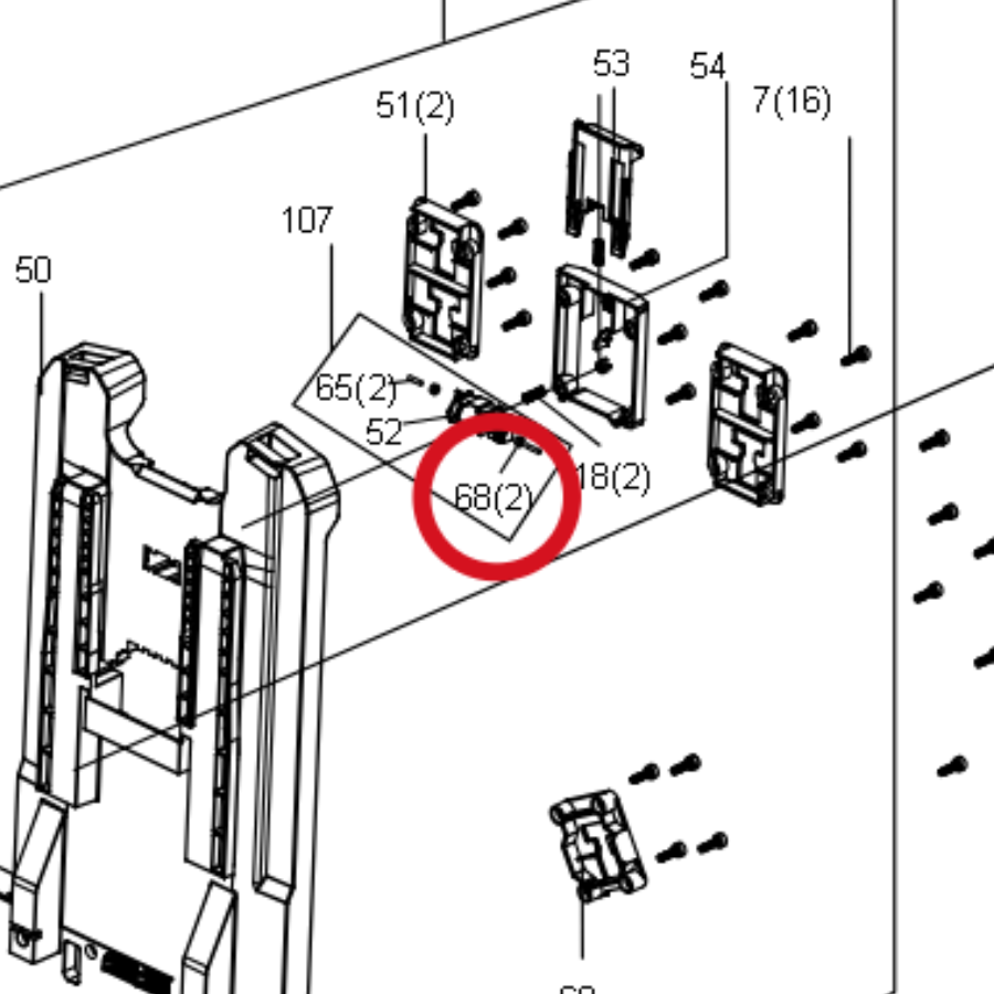 Kress Lager 59005022 – Position in der Explosionszeichnung