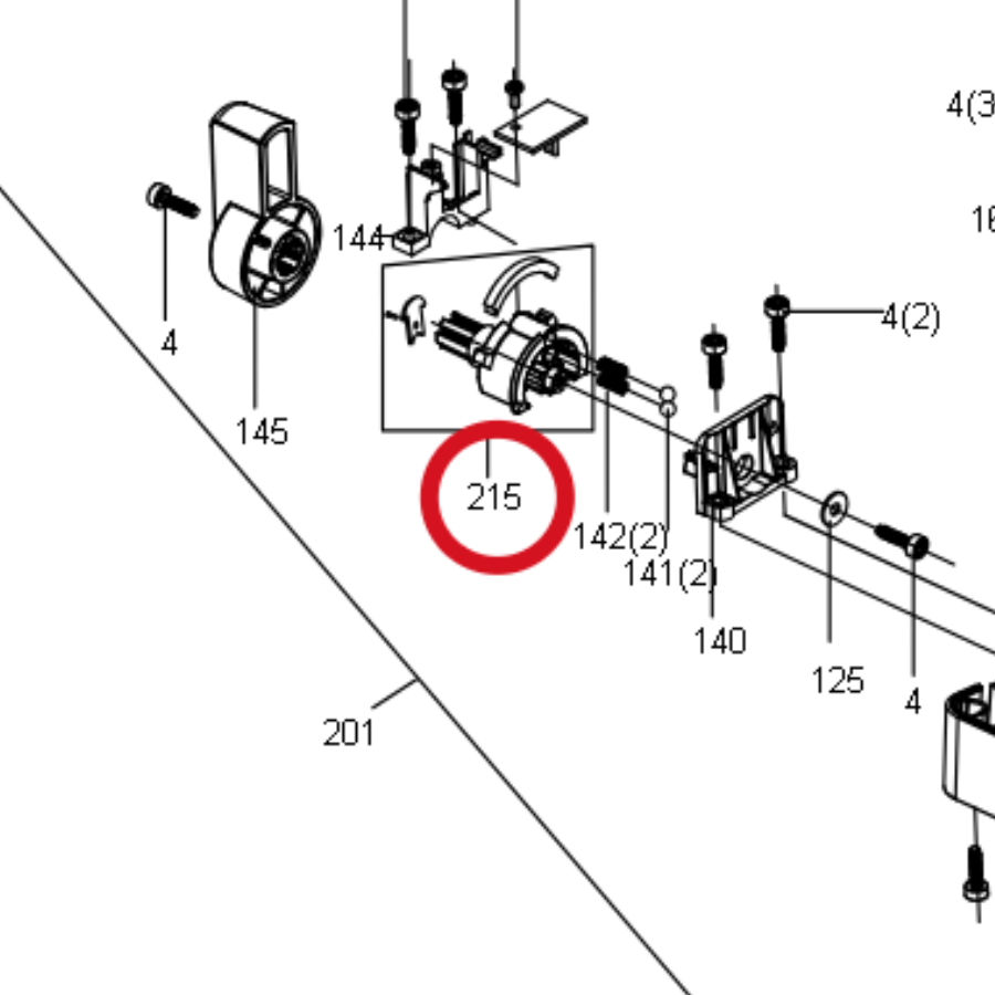 Kress Sockelhalterung&amp;Magnetringsatz 59005212 – Position in der Explosionszeichnung