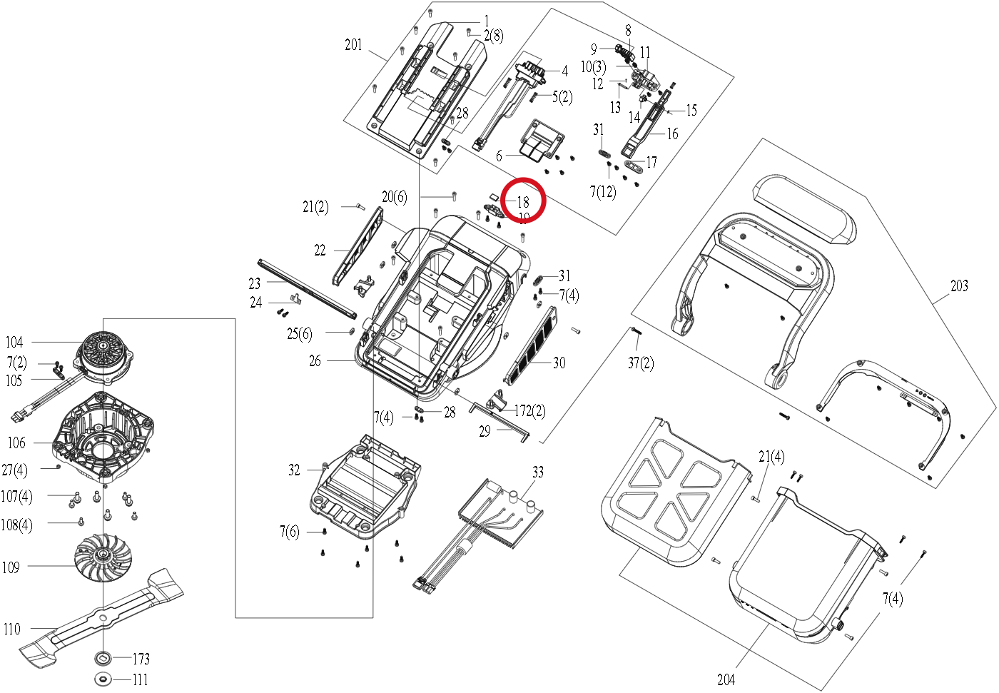 Kress Magnet 59005245 – Position in der Explosionszeichnung