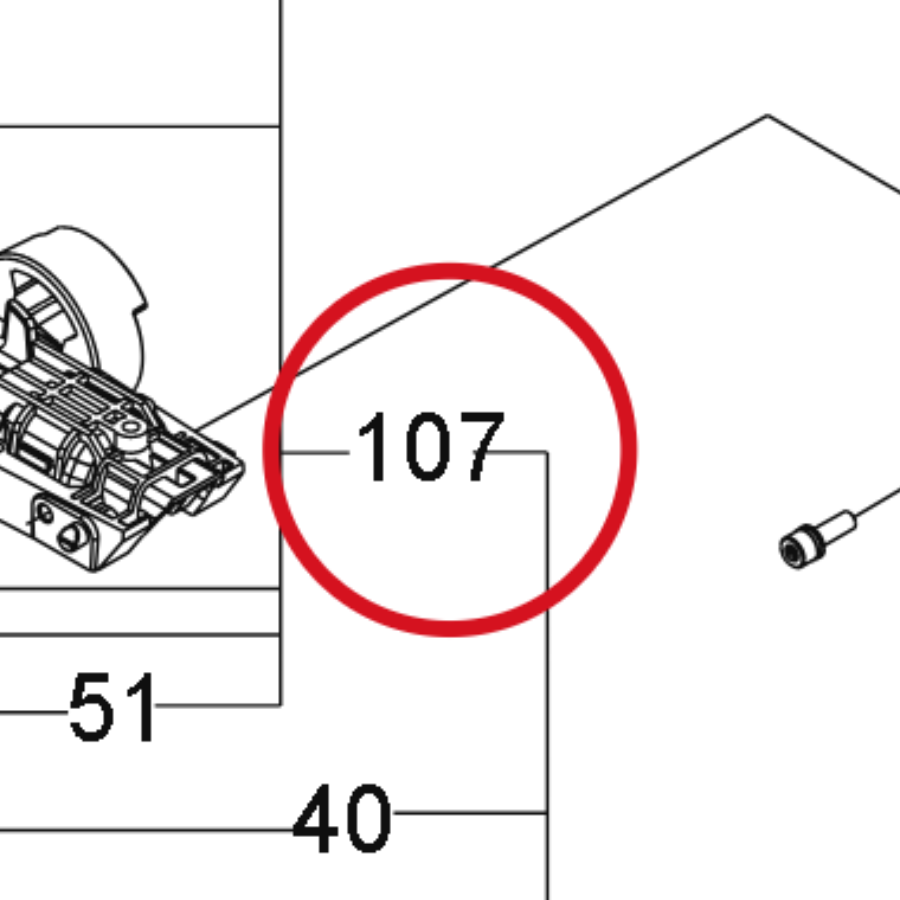 Kress Getriebegehäuse-Satz 59005286 – Position in der Explosionszeichnung