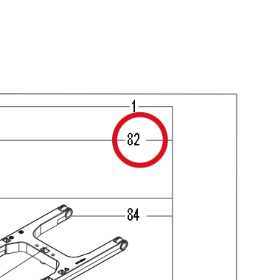 Kress Abdeckung des Schneidemotors 59005542 – Position in der Explosionszeichnung