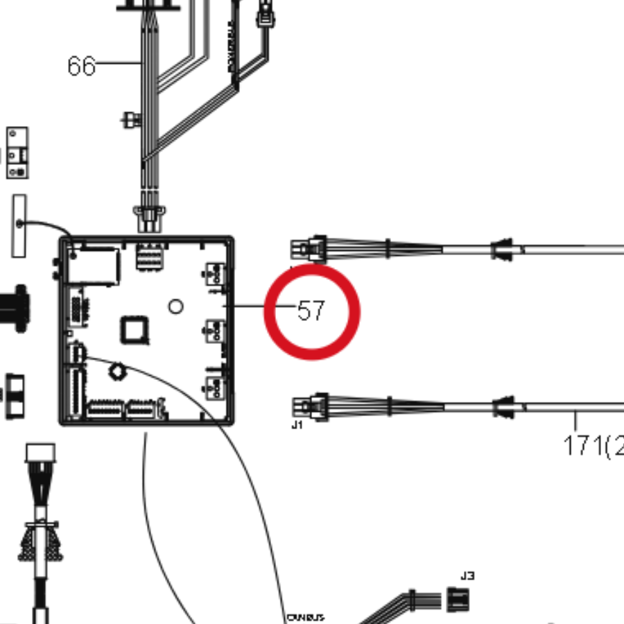 Kress Hauptplatine 59005545 – Position in der Explosionszeichnung