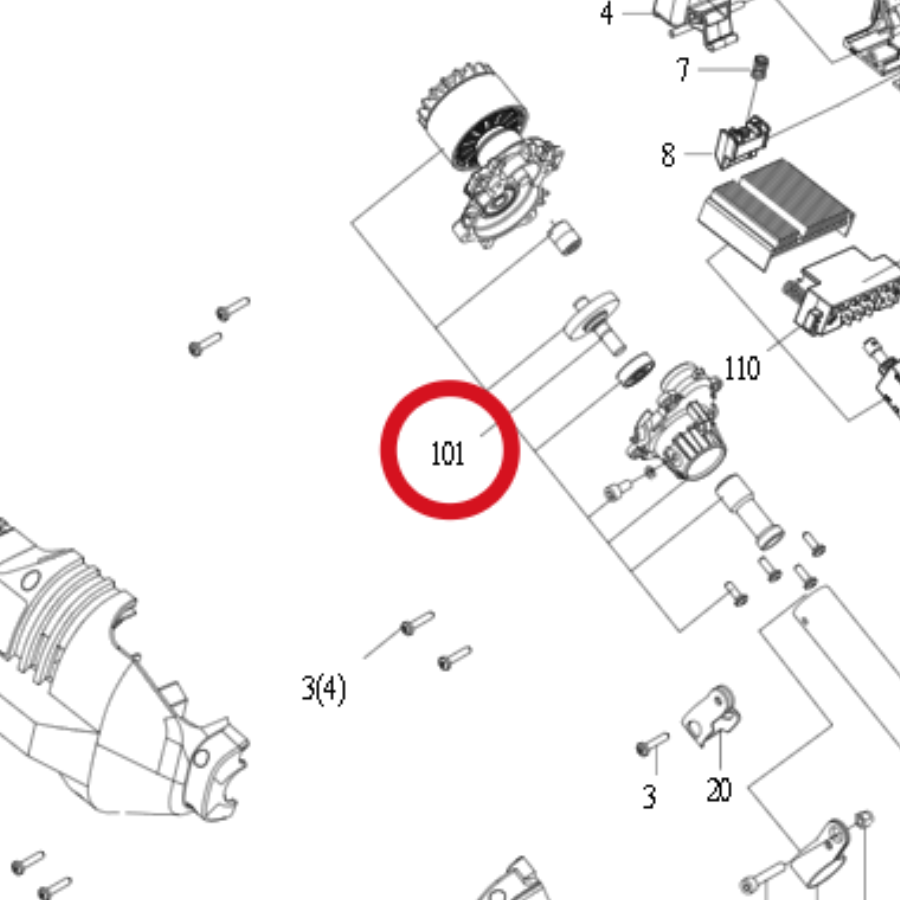 Kress Maschinenherz-Set 59005735 – Position in der Explosionszeichnung
