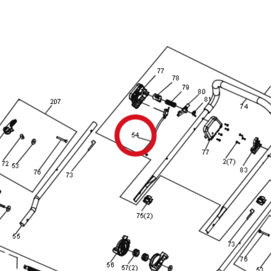Kress Mikroschalter-Baugruppe 59005887 – Position in der Explosionszeichnung