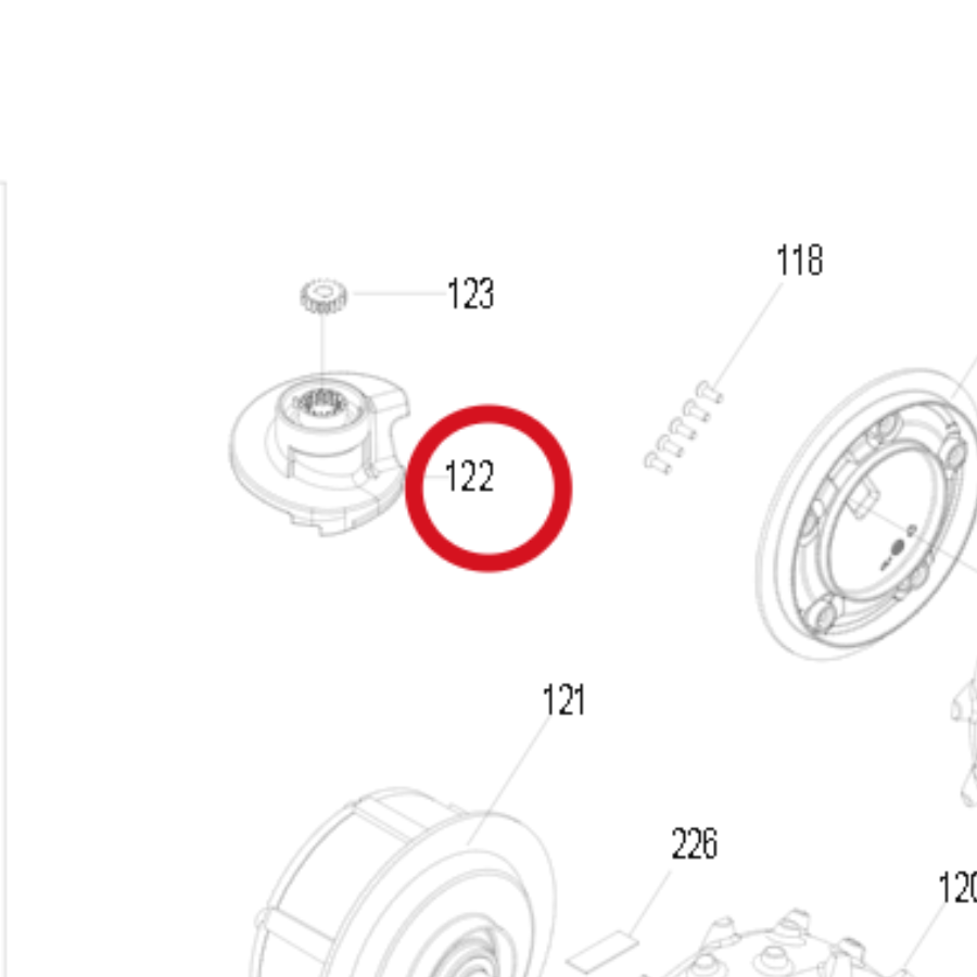 Kress Höheneinstellschraube 59005959 – Position in der Explosionszeichnung