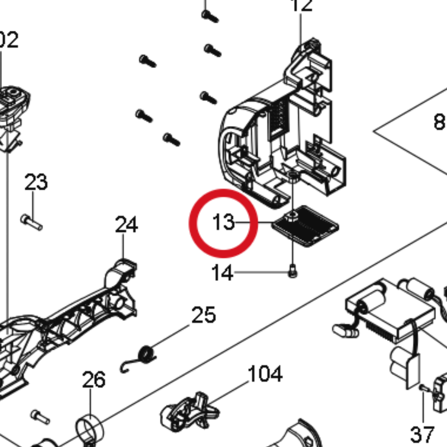 Kress Luftfilter 59006020 – Position in der Explosionszeichnung