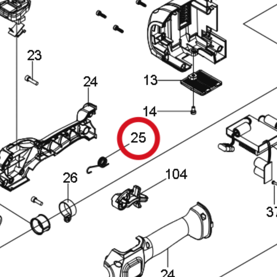 Kress Feder 59006022 – Position in der Explosionszeichnung