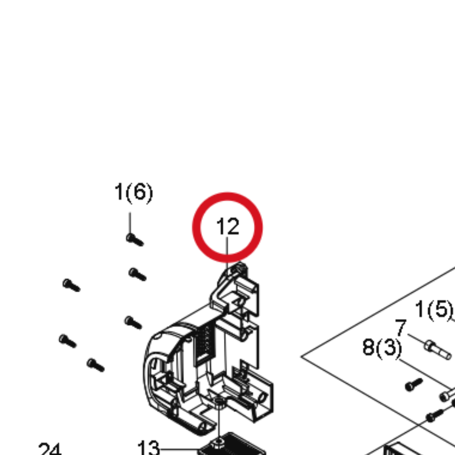 Kress Linkes/rechtes Gehäuse 59006037 – Position in der Explosionszeichnung