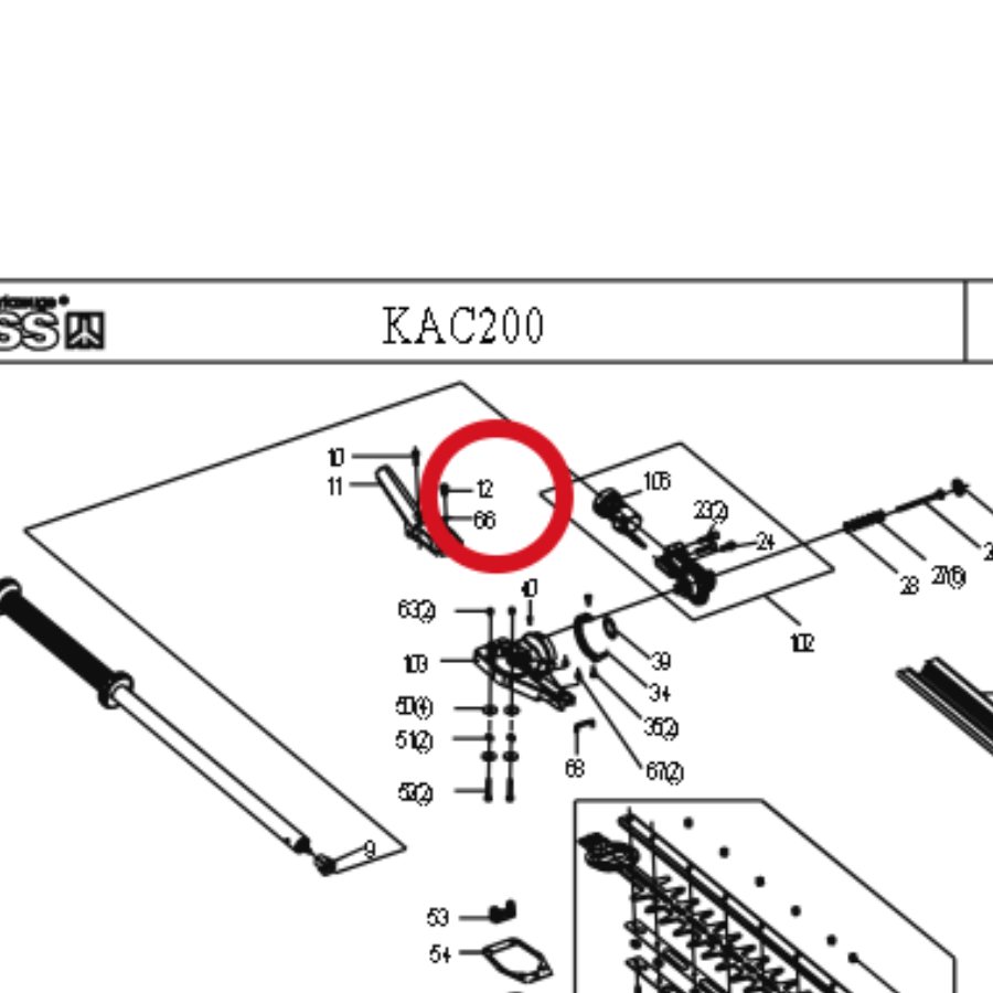 Kress O-Ring 59006145 – Position in der Explosionszeichnung