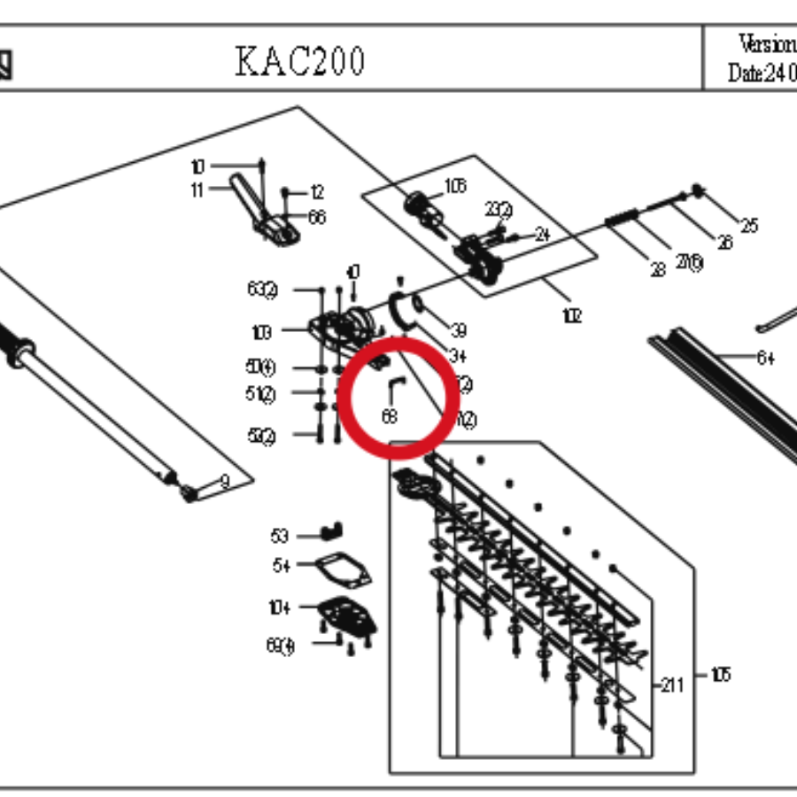 Kress Airproof-Ring 59006159 – Position in der Explosionszeichnung