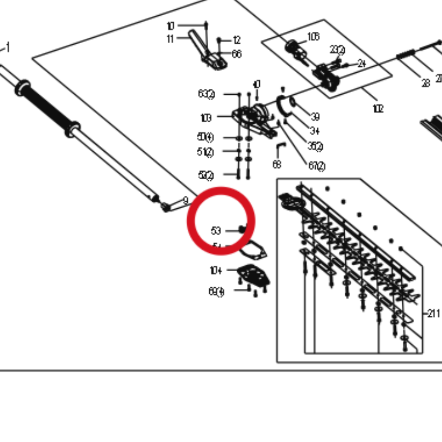 Kress Dichtung 59006161 – Position in der Explosionszeichnung