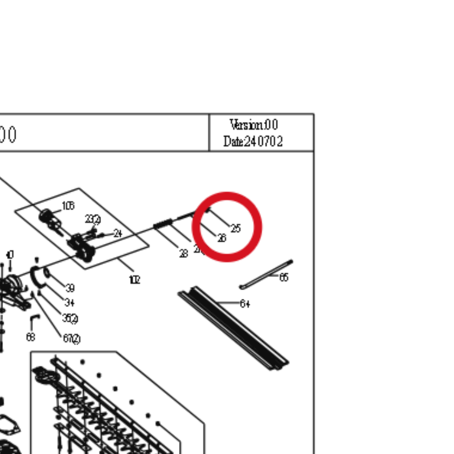 Kress Welle 59006165 – Position in der Explosionszeichnung