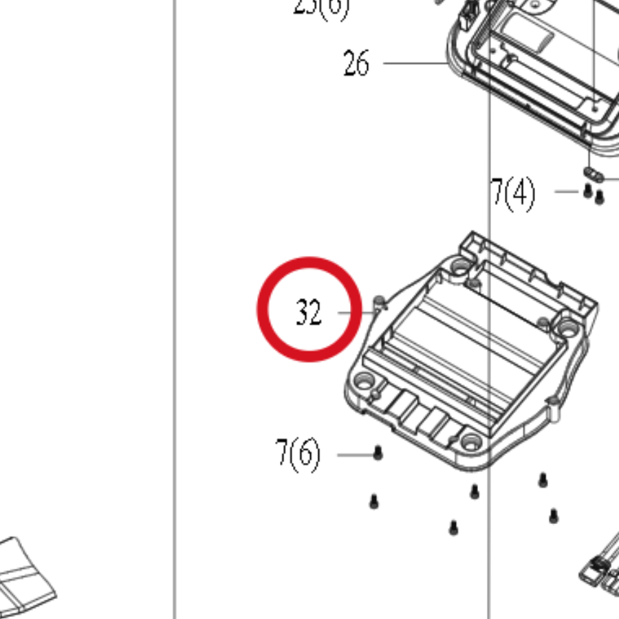 Kress Motorabdeckung 59006324 – Position in der Explosionszeichnung